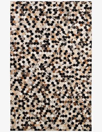 5' 1 x 7' 11 Cowhide - Patchwork Rug