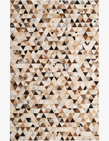 5' 1 x 7' 11 Cowhide - Patchwork Rug