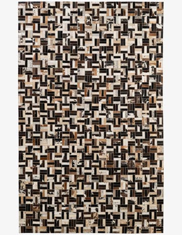 5' x 7' 11 Cowhide - Patchwork Rug