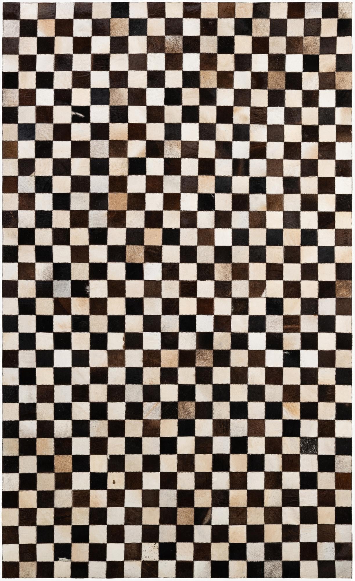 5' x 8' 1 Cowhide - Patchwork Rug