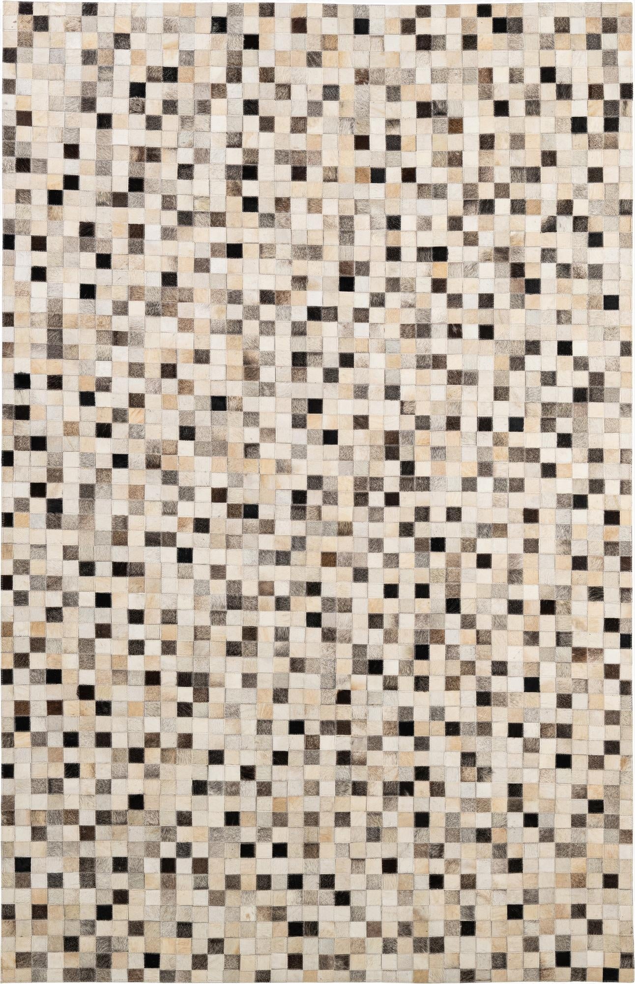 5' 1 x 7' 11 Cowhide - Patchwork Rug