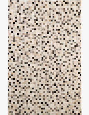5' 1 x 7' 11 Cowhide - Patchwork Rug