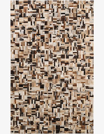 5' x 7' 11 Cowhide - Patchwork Rug