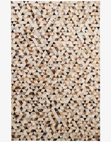 5' 1 x 7' 11 Cowhide - Patchwork Rug