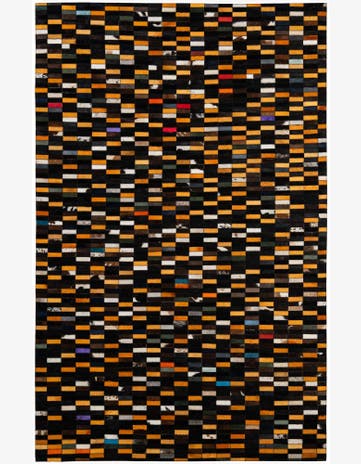 5' x 8' Cowhide - Patchwork Rug