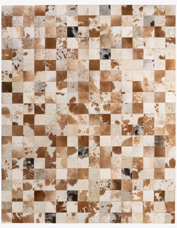 8' x 10' Cowhide - Patchwork Rug