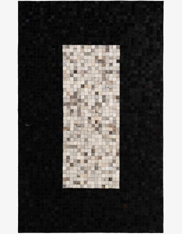 5' x 7' 11 Cowhide - Patchwork Rug