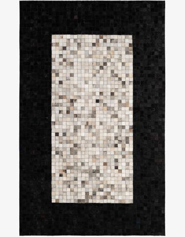 5' 1 x 7' 10 Cowhide - Patchwork Rug