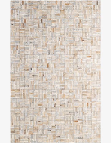 5' 1 x 7' 10 Cowhide - Patchwork Rug