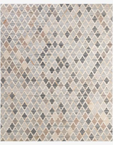 8' 1 x 9' 11 Cowhide - Patchwork Rug