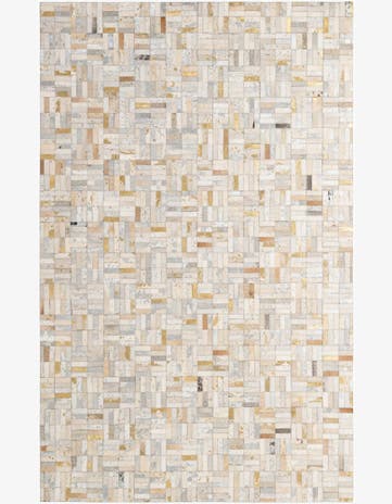 5' x 8' Cowhide - Patchwork Rug