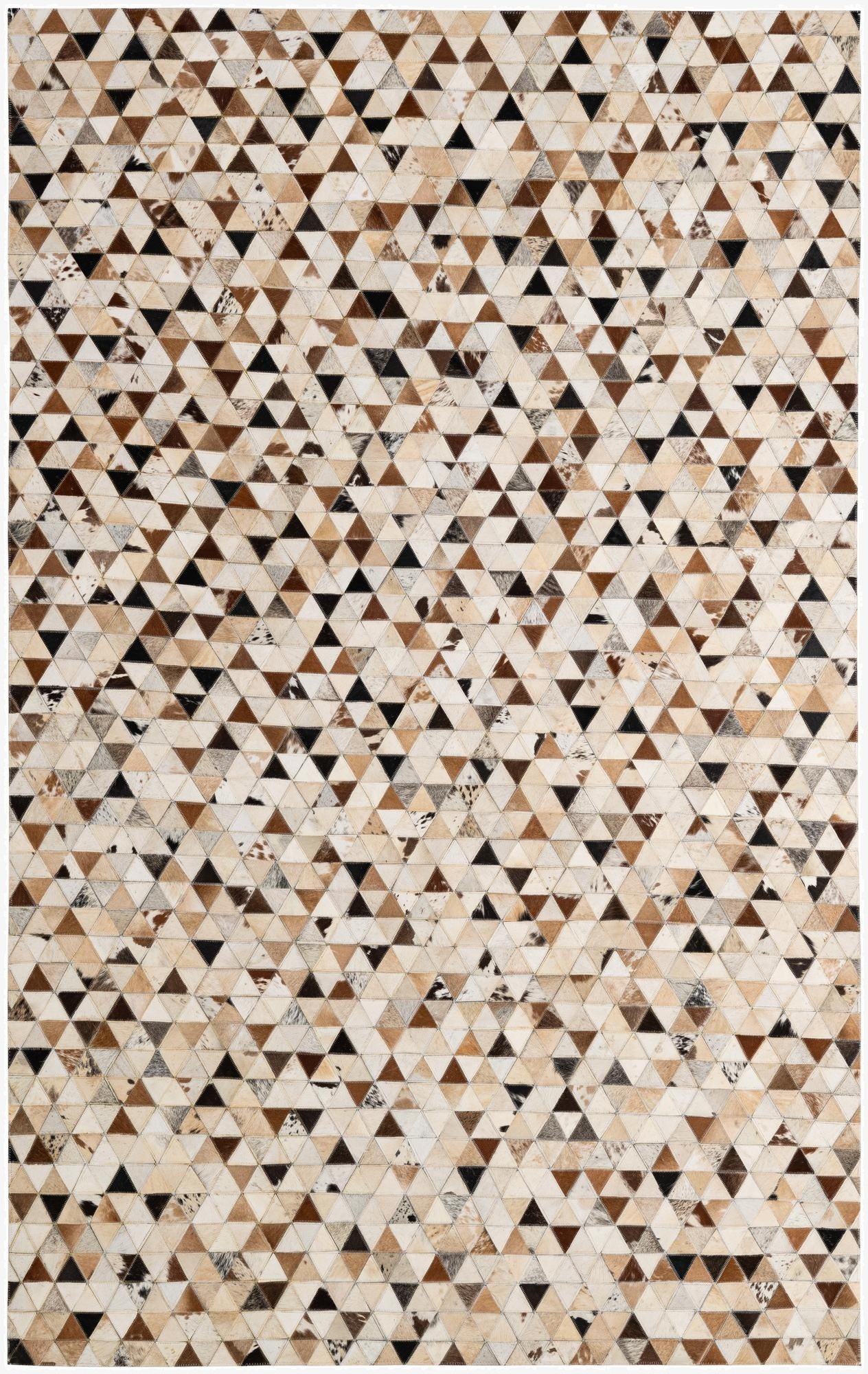 5' x 7' 11 Cowhide - Patchwork Rug