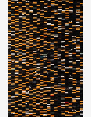 5' 2 x 8' Cowhide - Patchwork Rug