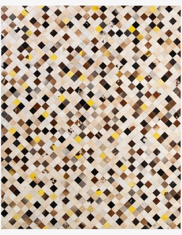 7' 11 x 9' 10 Cowhide - Patchwork Rug