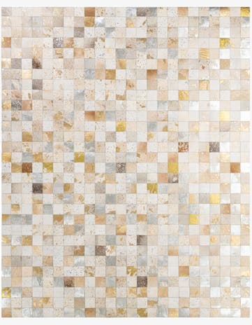 7' 11 x 9' 10 Cowhide - Patchwork Rug