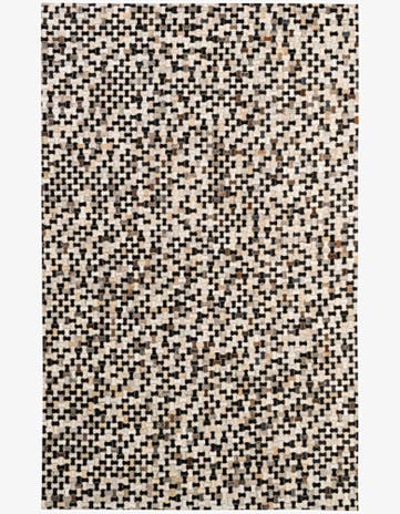 5' 1 x 8' 1 Cowhide - Patchwork Rug