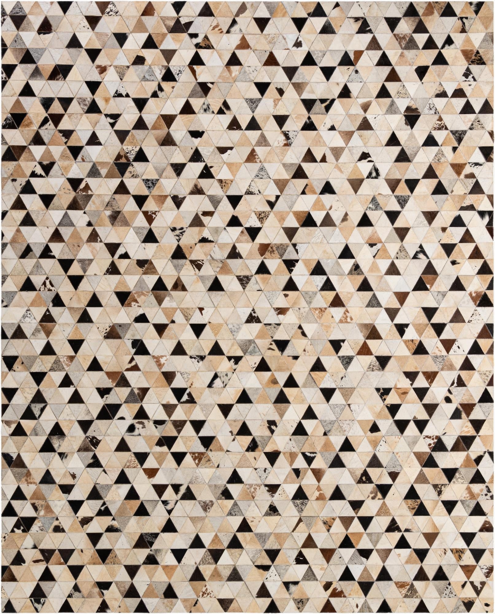 8' x 9' 10 Cowhide - Patchwork Rug