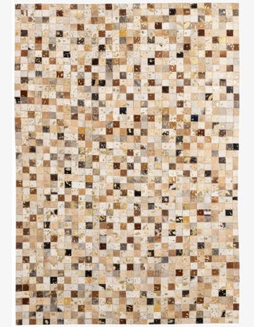 4' 1 x 5' 11 Cowhide - Patchwork Rug