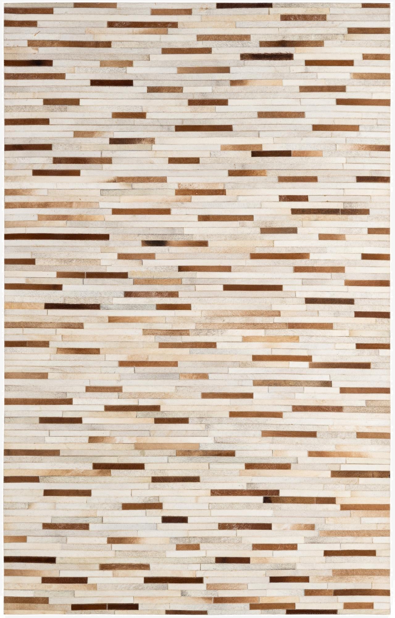 5' 1 x 7' 11 Cowhide - Patchwork Rug