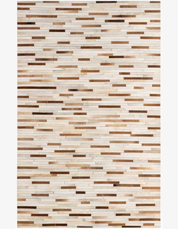5' 1 x 7' 11 Cowhide - Patchwork Rug