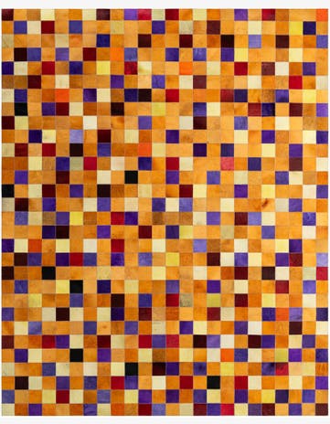 7' 11 x 9' 11 Cowhide - Patchwork Rug