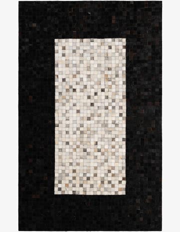 5' x 8' Cowhide - Patchwork Rug