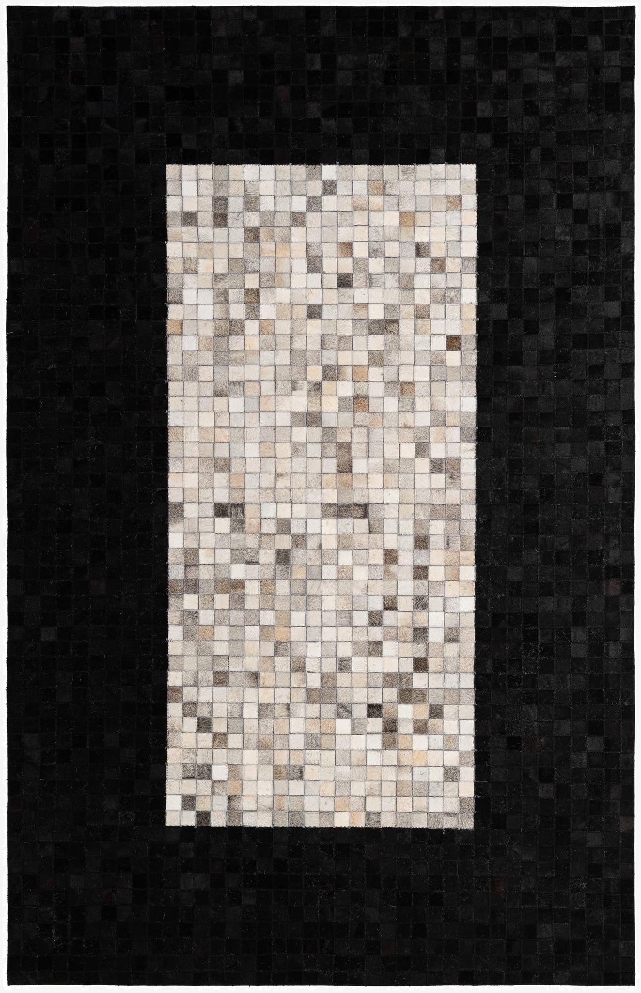 5' 1 x 7' 10 Cowhide - Patchwork Rug