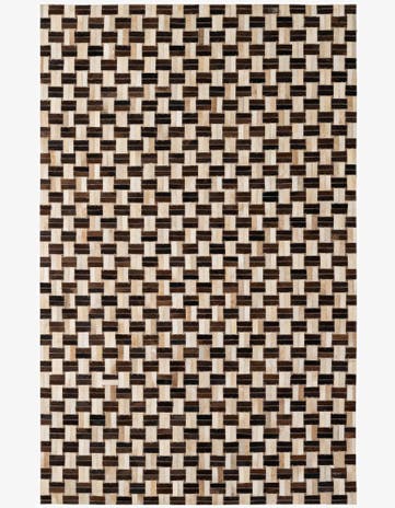 4' 11 x 7' 9 Cowhide - Patchwork Rug