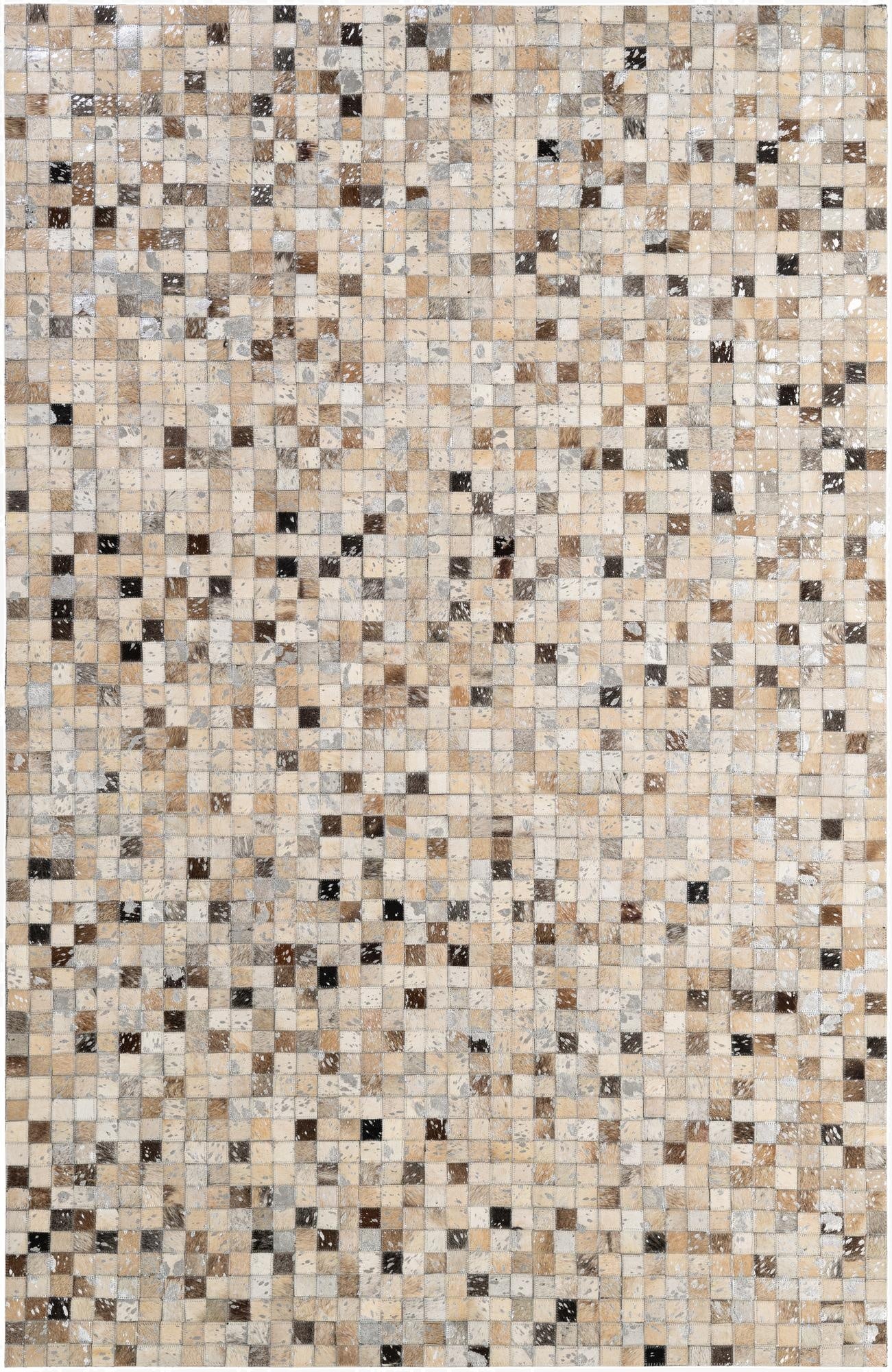 5' x 7' 9 Cowhide - Patchwork Rug