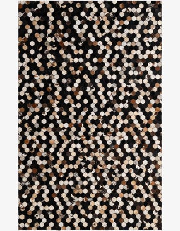 5' x 8' Cowhide - Patchwork Rug