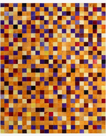 8' x 9' 11 Cowhide - Patchwork Rug