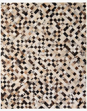 8' x 9' 11 Cowhide - Patchwork Rug