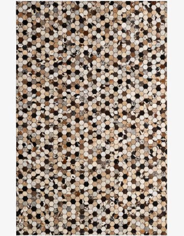 5' 1 x 7' 11 Cowhide - Patchwork Rug