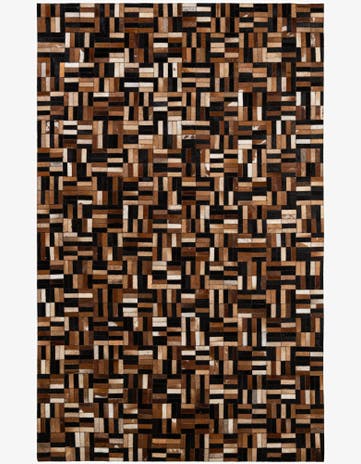 5' x 7' 11 Cowhide - Patchwork Rug