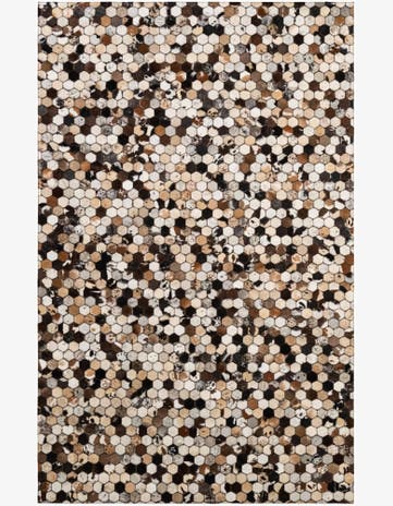 5' 1 x 7' 11 Cowhide - Patchwork Rug