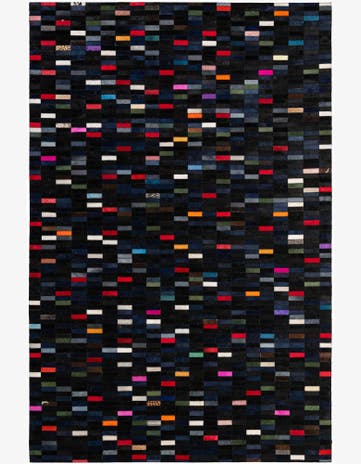 5' 2 x 7' 11 Cowhide - Patchwork Rug