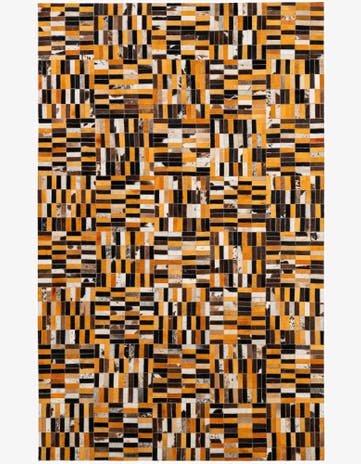 5' x 7' 11 Cowhide - Patchwork Rug