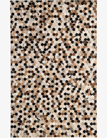 5' 1 x 7' 11 Cowhide - Patchwork Rug