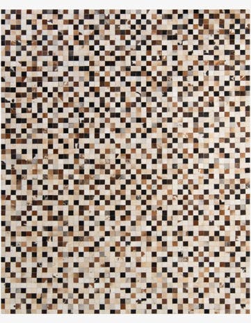 8' 2 x 9' 11 Cowhide - Patchwork Rug