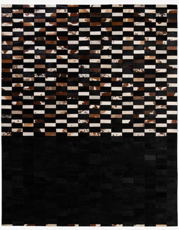 8' 1 x 10' 1 Cowhide - Patchwork Rug