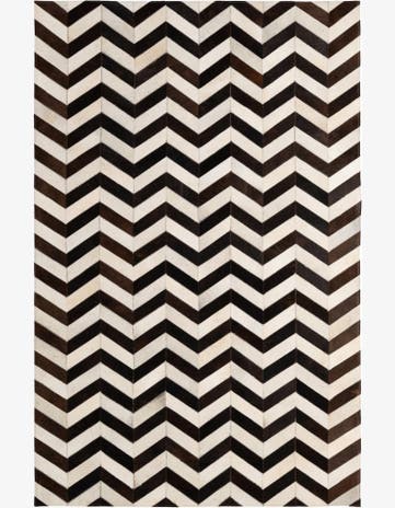 5' 1 x 7' 11 Cowhide - Patchwork Rug