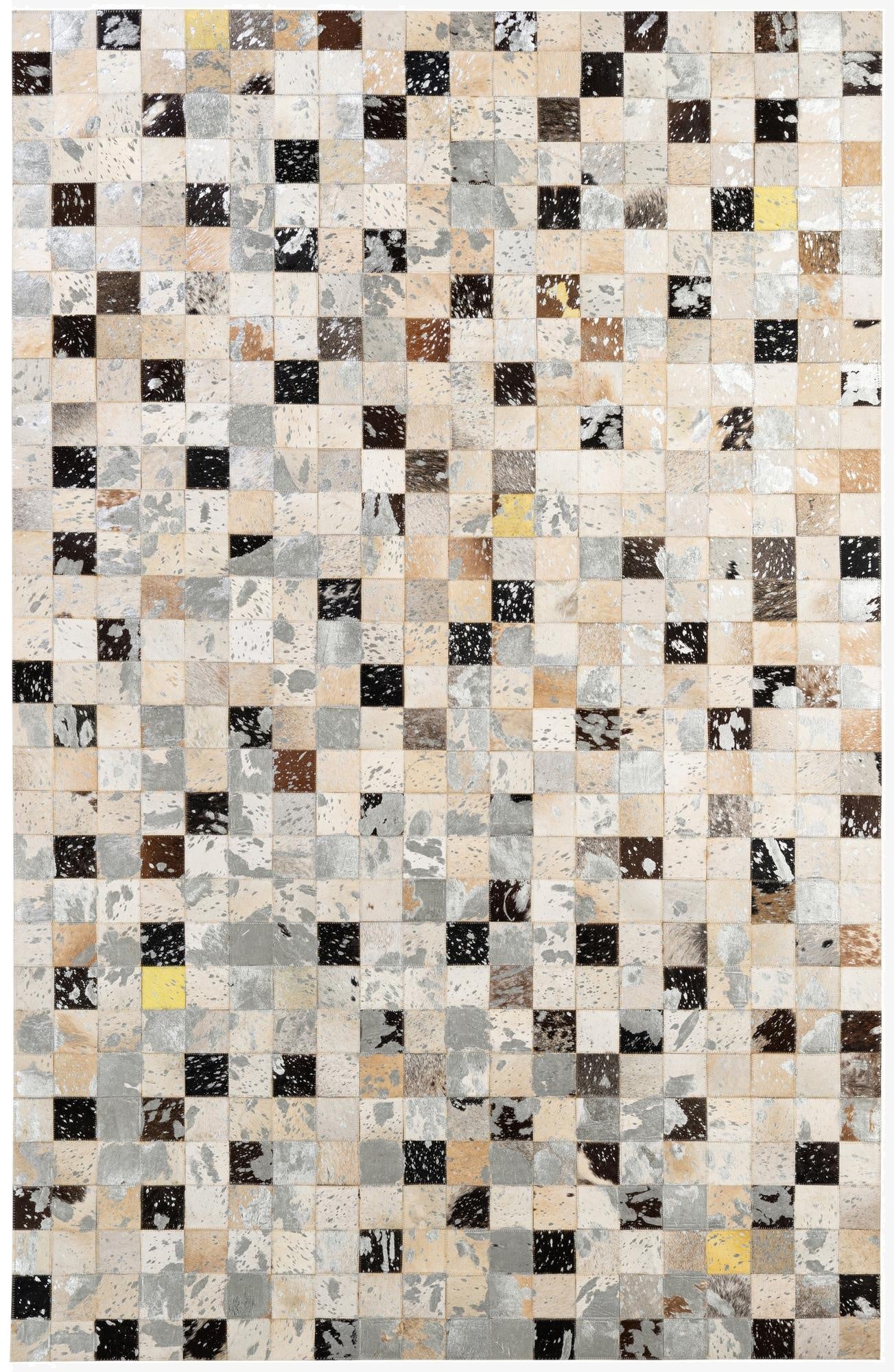 5' 1 x 7' 11 Cowhide - Patchwork Rug
