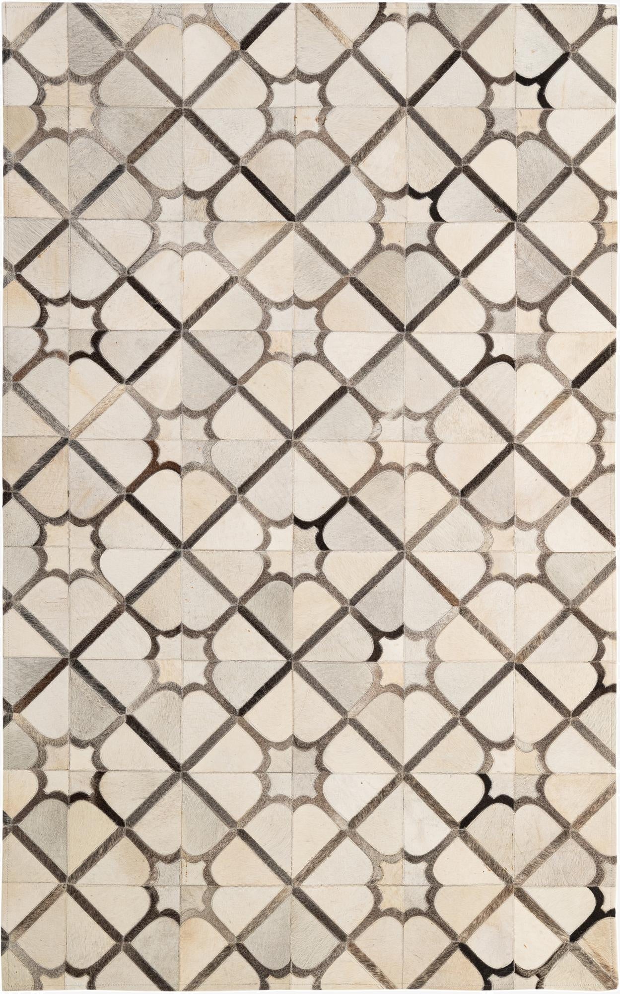 5' x 7' 11 Cowhide - Patchwork Rug