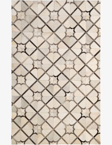 5' x 7' 11 Cowhide - Patchwork Rug