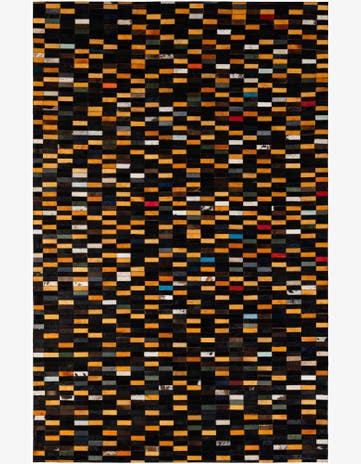 5' 2 x 8' Cowhide - Patchwork Rug