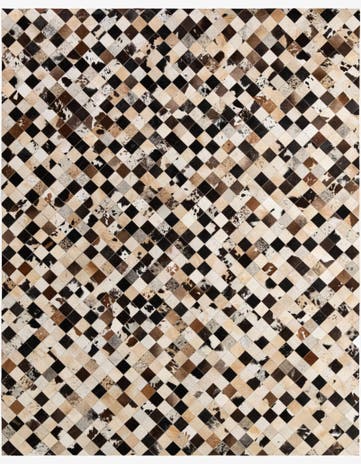 8' 1 x 9' 11 Cowhide - Patchwork Rug