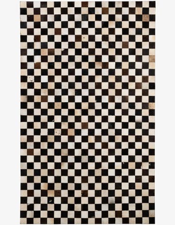 4' 11 x 8' 1 Cowhide - Patchwork Rug
