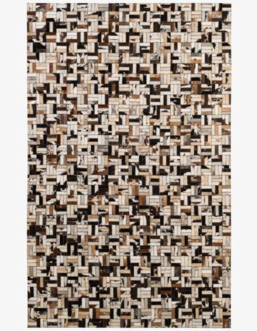 5' x 7' 11 Cowhide - Patchwork Rug