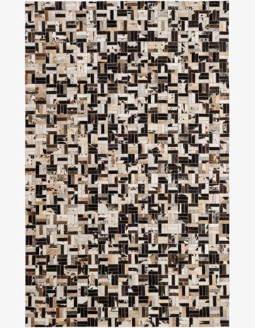 5' x 7' 11 Cowhide - Patchwork Rug