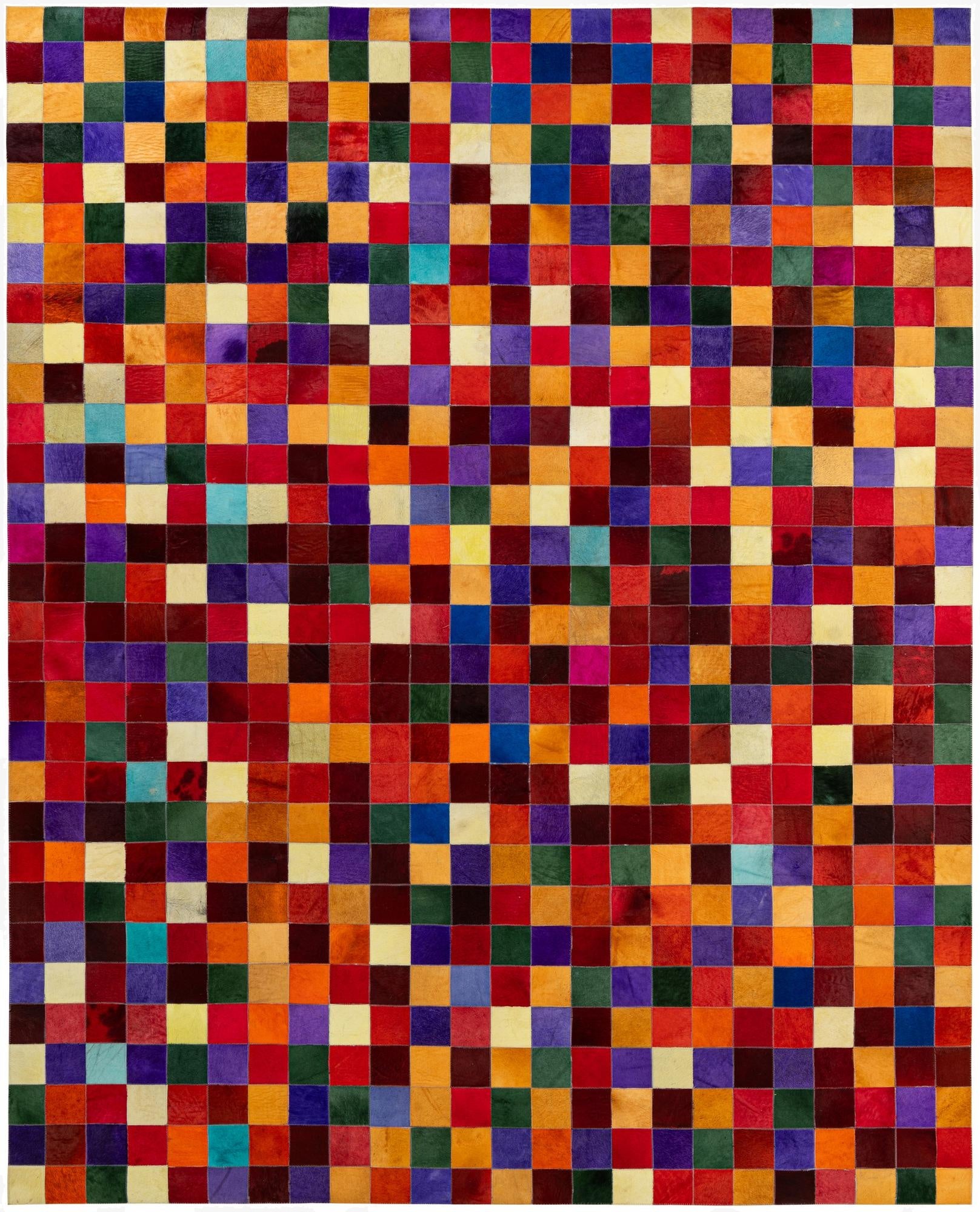 7' 11 x 9' 10 Cowhide - Patchwork Rug